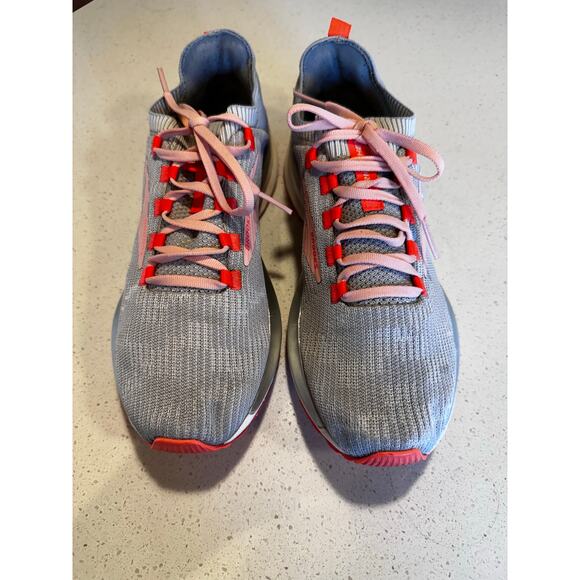 Brooks Ricochet 2 Running Shoes Grey Coral Women's 10 - Picture 2 of 9